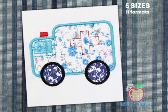 Ambulance Applique: A Playful, Polished Embroidery Pick