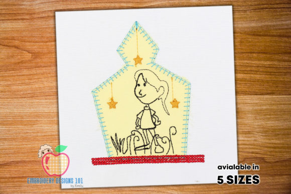 Girl in Liberating Applique