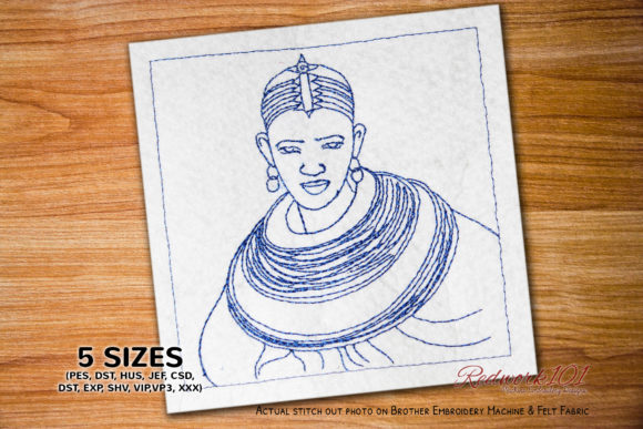 Native African Redwork